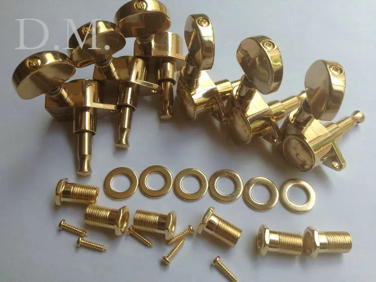 Производители поставляют Высший сорт гитарные струны Кнопка Grover струны объем высшего класса всего-закрытый квазипозолоченный полу-схемы