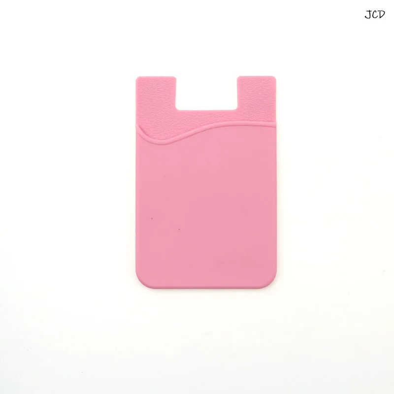 Double Pocket Silicone Phone & Card Holder Sticker - Set of 2