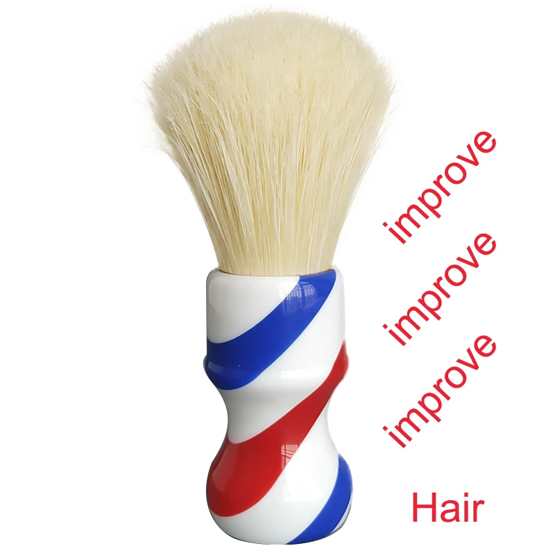 Dscosmetic Plisoft Boar Bristle Hair Shaving Brush Good Backbone With