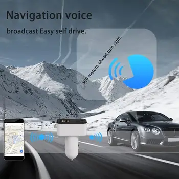 

EC736 Intelligent Dual USB Car Charger MP3 Music Player Support FM Radio Hands Free Calling Adapter