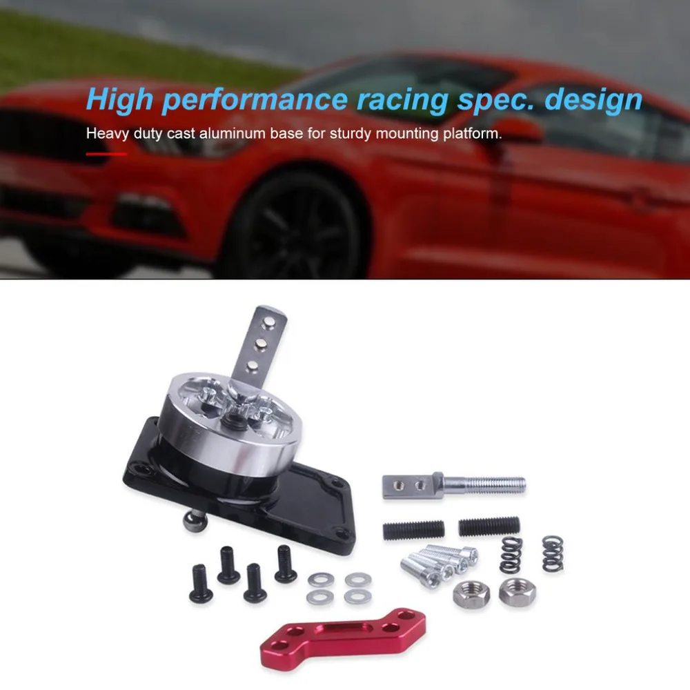 New SS-MST83-RS Spec-D Short Billet Aluminum Shifter Chrome For 79-04 For Ford Mustang Gear Lever Shift Lever With Base