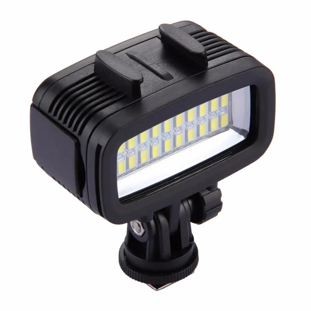 Puluz 40M Impermeabile Ipx8 Photo Studio Video Light Lamp 20 Leds Diving Fill-In Light Per Gopro Hero5/4/3/2/1/Dji Osmo Action