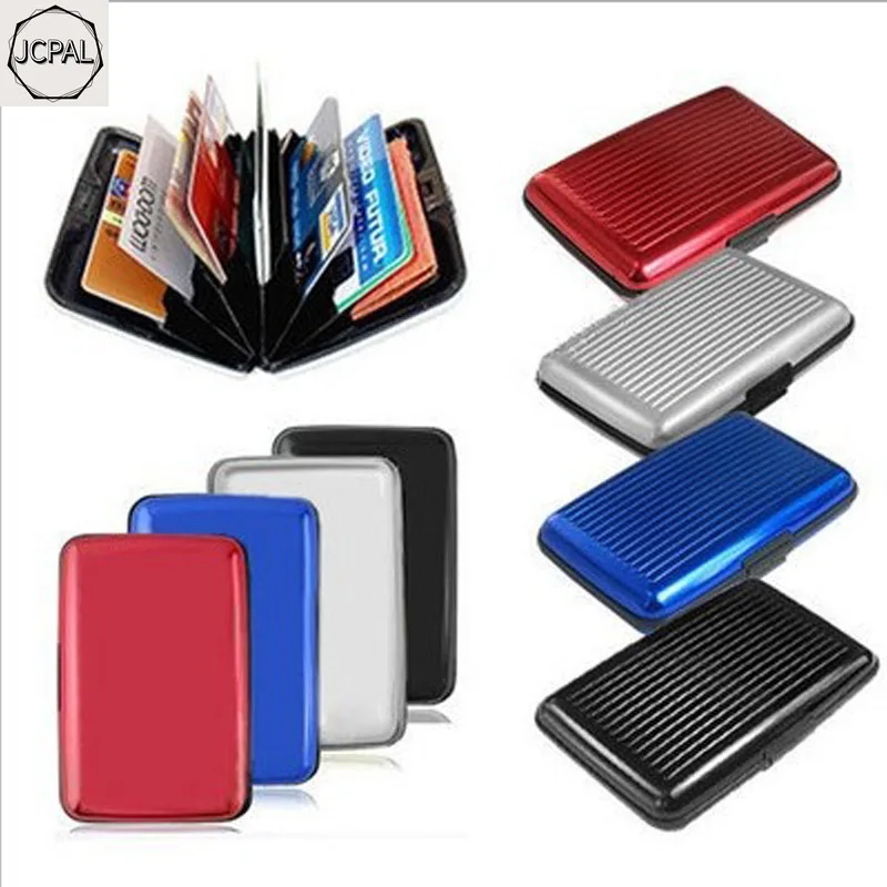 

Stainless Steel Credit Card Holder Slim Anti-scan Rfid Protect Travel Id Cardholder Business Card Pack Metal Sleeve Gifts