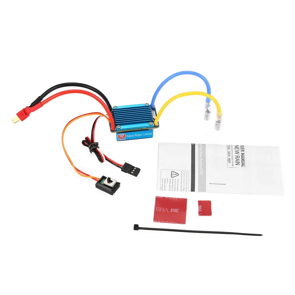 Водонепроницаемый матовый ESC 160A 3S с 5 В 1A BEC T-Plug/XT60 -Plug для радиоуправляемого