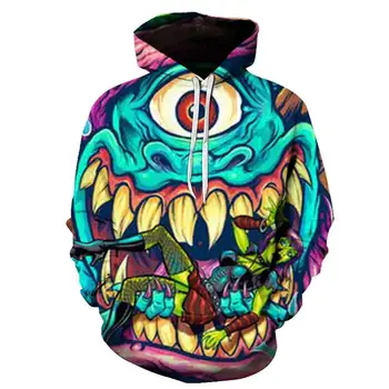 

Hot Eye 3D Hoodie Eye Hoodie Boy / Girl Sweatshirt Fashion Hip Hop Eye High Street Popular Creative 3D Fashion Top