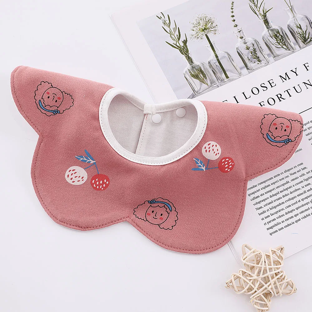 Baby Accessories cute	 Baby Bibs Waterproof 360 Degree Flower Shape Stuff For Newborns Boy Girl Feeding Burp Cloth Saliva Towel Infant Apron cute baby accessories