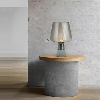 

Post Modern Cement Desk Lamp Originality Study Bedroom Bedside Personality High Archives Office Hallway Decoration Desk Lamp