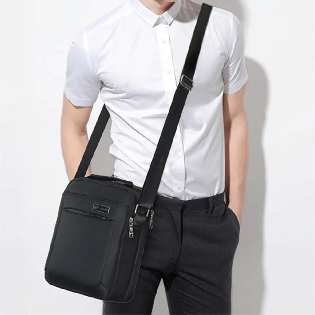 MAIOUMY, модная сумка-мессенджер для мужчин, высокое качество, Оксфорд, мужские деловые сумки на плечо, большая вместительность, дорожные мужские сумки через плечо