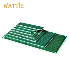Test board PCB double-sided tin plating thickness 1.6 high-quality fiberglass board tin spraying 2.54 spacing hole board