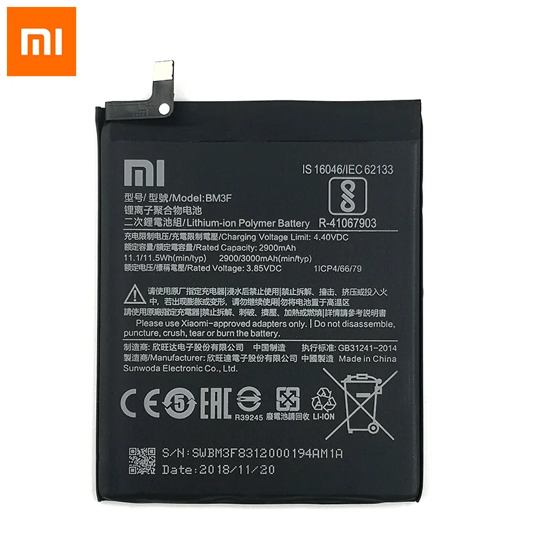 

Xiaomi NEW Original 3000mAh BM3F for Xiaomi mi 8 M8 Battery+Tracking Number