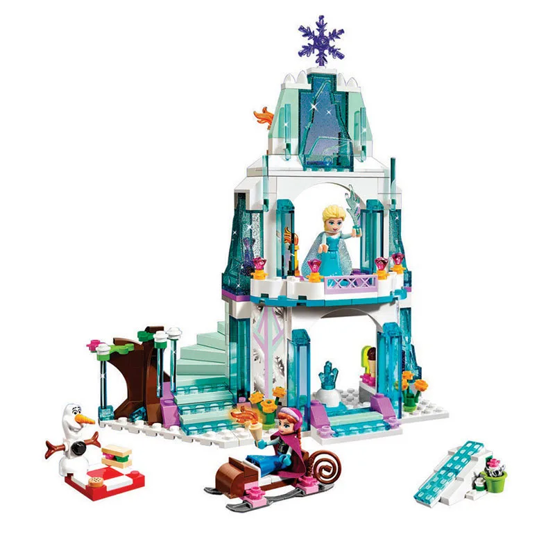 34 стиль Legoings Friends Dream Princess Эльза ледяной замок Принцесса Анна Набор Модель