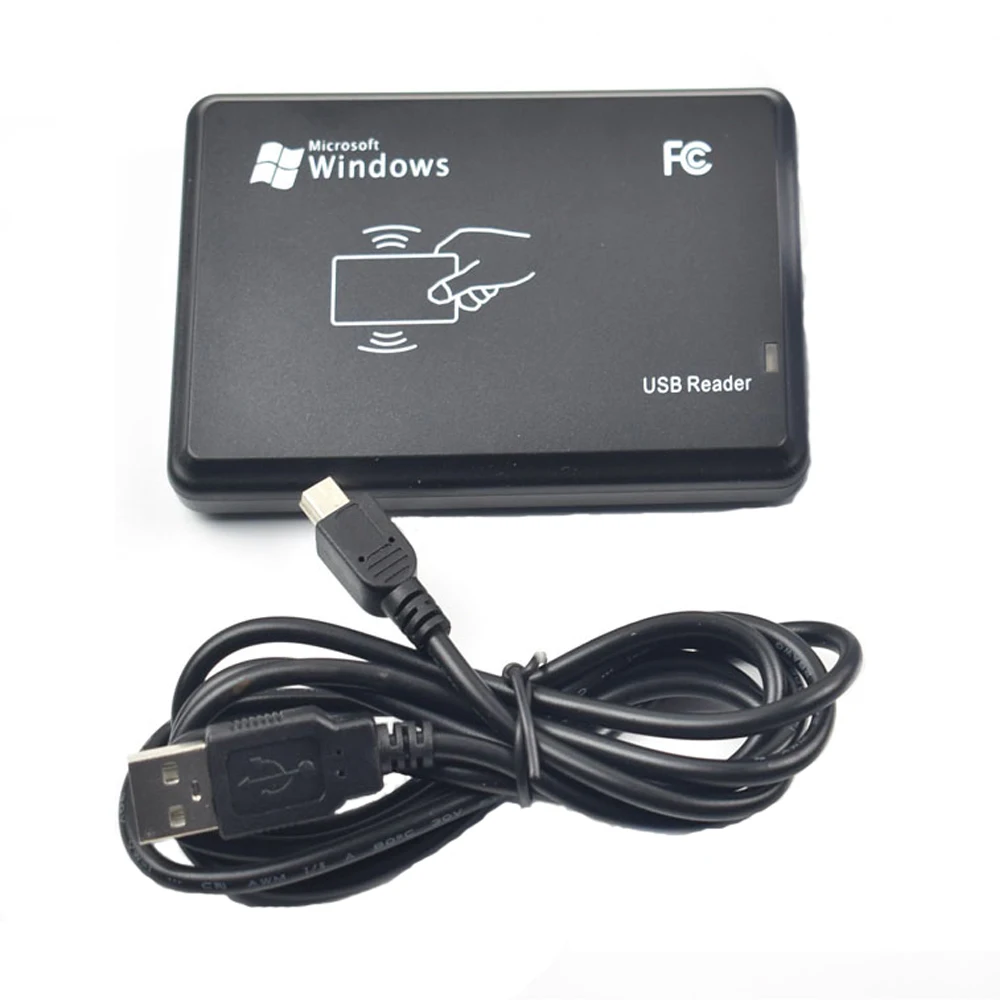 125 кГц черный USB близость Сенсор Смарт RFID кард ридер для ID карты доступа