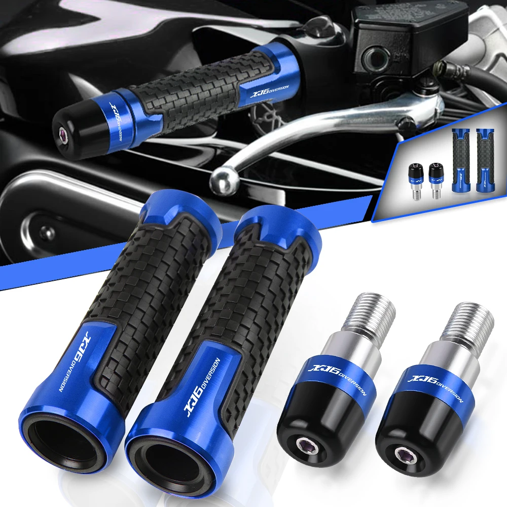 Motorcycle FOR YAMAHA XJ6DIVERSION 2009 2010 2011 2012 2013+ Hand Grip Ends Plus Handle Bar Grips End Slider Cover XJ6 DIVERSION |