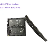 P6 192*192 мм 32*32 точек 1/16 Сканирование SMD СВЕТОДИОДНЫЙ экранный модуль с компонентным видиосигналом, для помещения панель, полноцветный светодиодный дисплей
