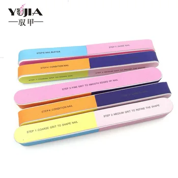 

Seven Surface Polishing File Nail File hai mian cuo Covered Edge File a Surface da mo tiao Seven-Color Nail File