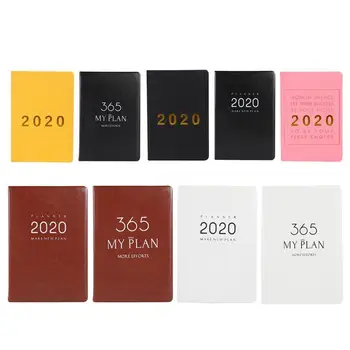 

2020 365 Days Schedule Portable Yearly Diary Weekly Monthly Daily Planner Organizer Cover Paper Notebook 14.5*21cm Agendas