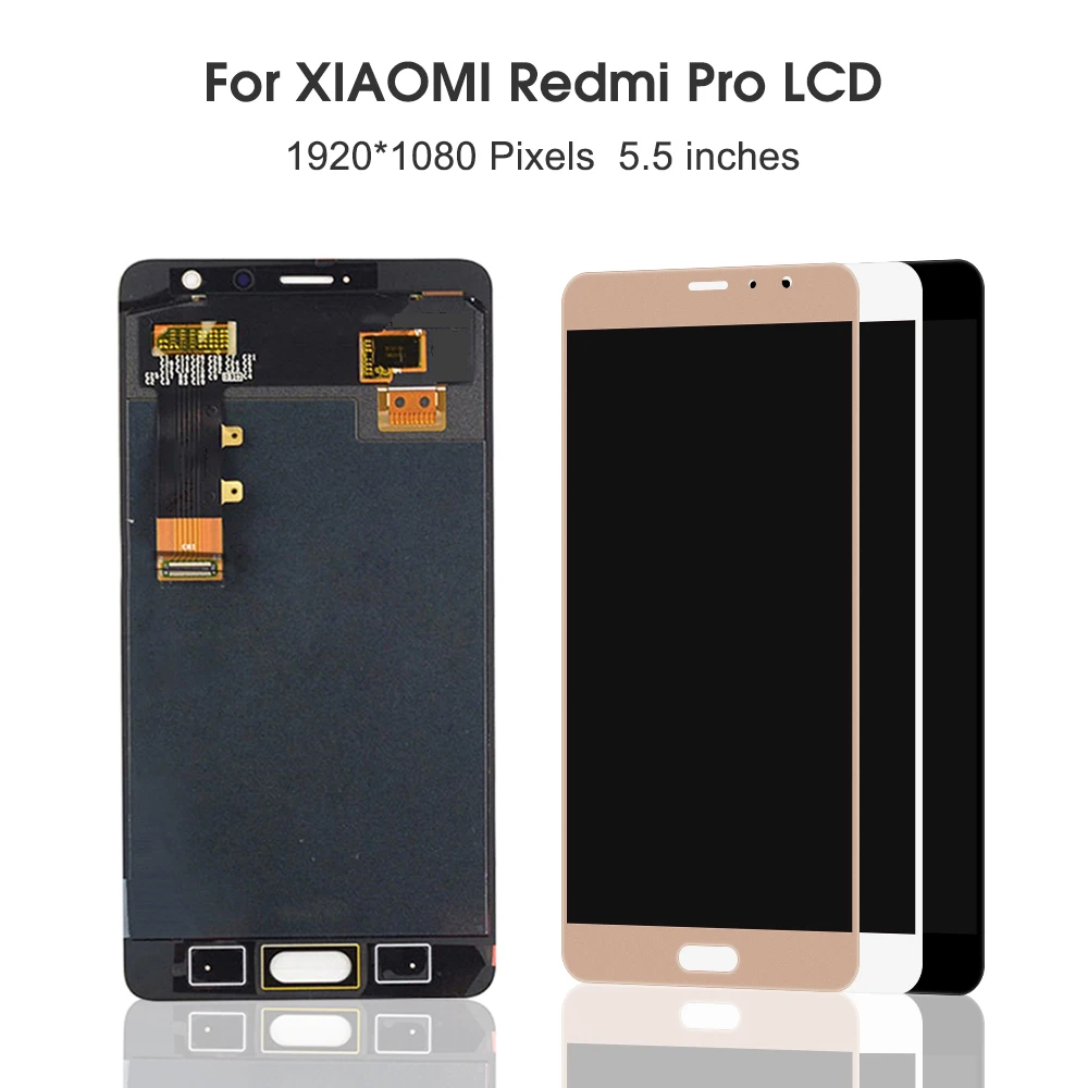 

A paper towel + 5.5" LCD For Xiaomi Redmi Pro LCD Display Touch Screen Digitizer Assembly With Frame For Xiaomi Redmi pro lcd