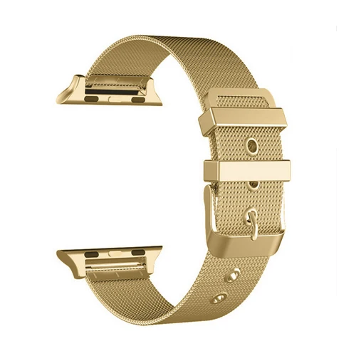 Gold Ремешок для apple watch 4, 5, ремешок 440 мм, 40 мм, iWatch 42 мм, 38 мм, Миланская петля, браслет из нержавеющей стали, apple watch 5, 4, 3, 2 - Цвет ремешка: Gold