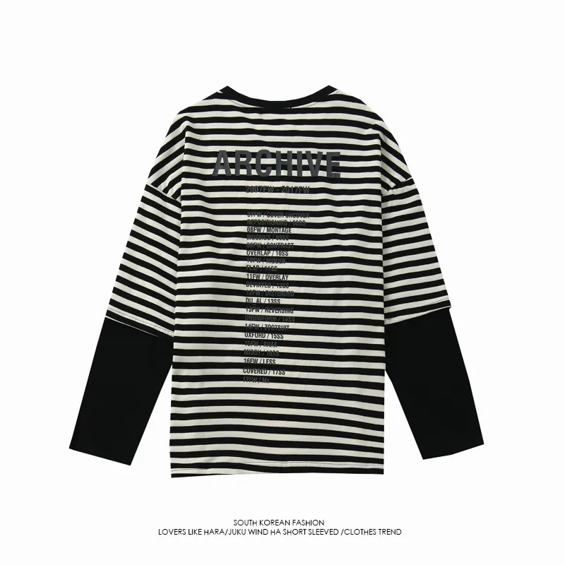 New kpop Bangtan Boys JIMIN Same Irregular Neckline Stripe Sweatershirt Pullover Hoodie Long Sleeve Shirt clothes
