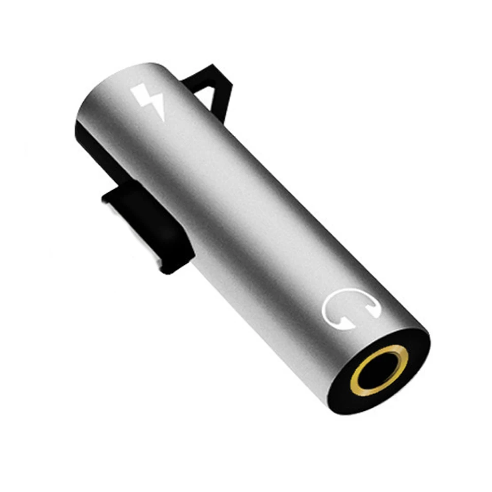 For Lighting to 3 5mm Jack Headphone Aux Audio Adapter For iPhone X 7 8 Plus OTG Adapter Converter Splitter Support IOS System