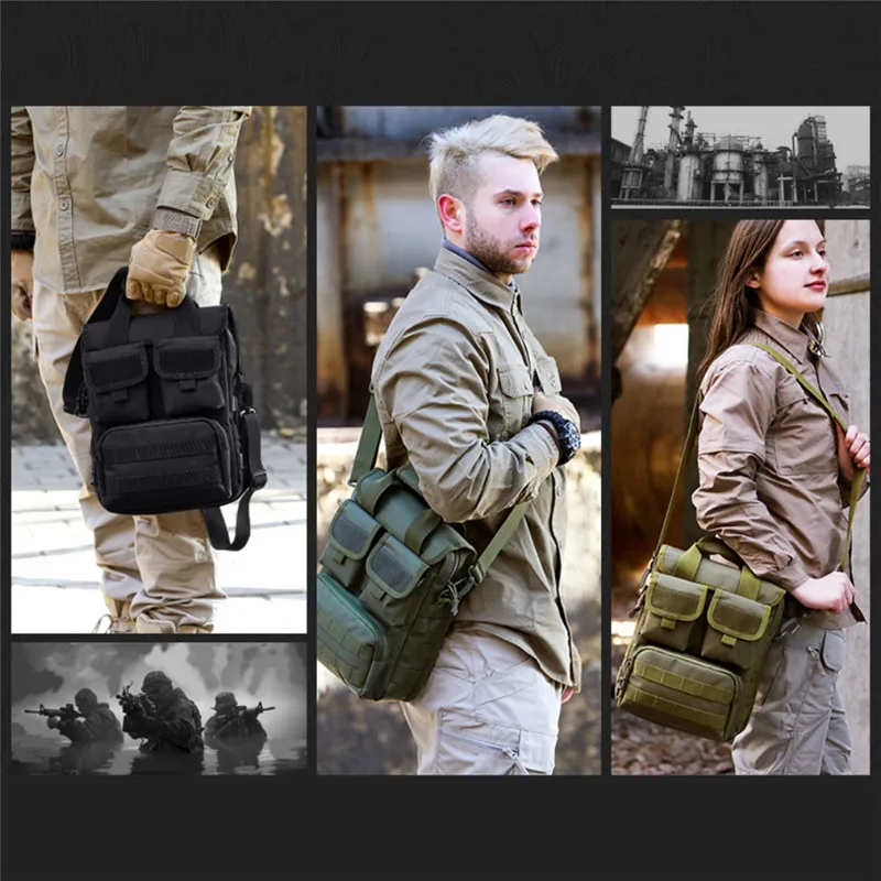 Военная Тактическая Сумка Molle мессенджер сумки на плечо водонепроницаемый мужской камуфляж один пояс мешок сумки охотничий рюкзак