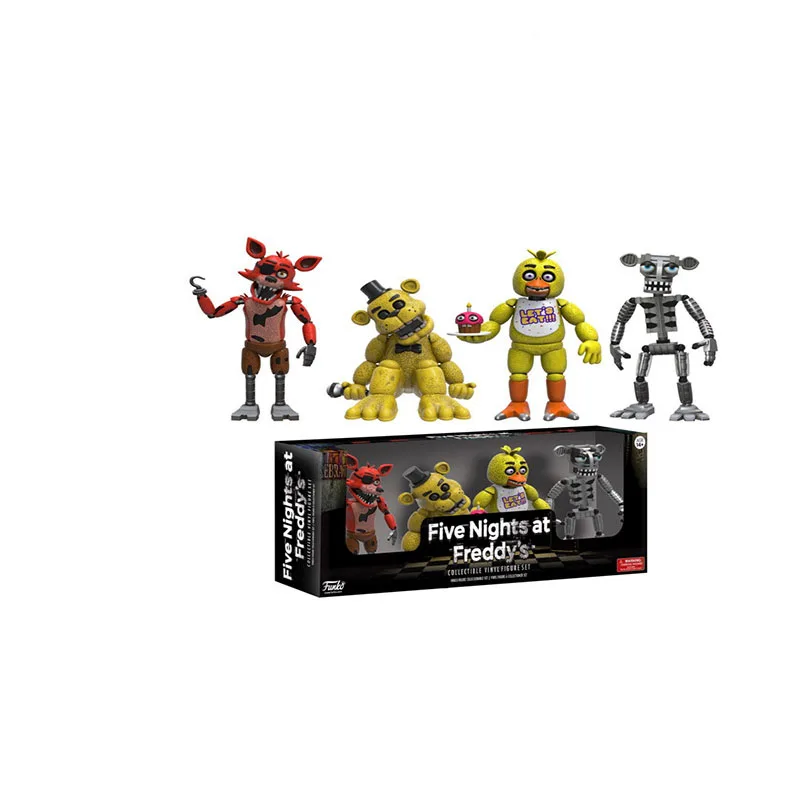 FUNKO POP Five Night At Freddy's FNAF Фигурки игрушки Foxy Freddy FNAF sister расположение ПВХ модель игрушки для детей подарок