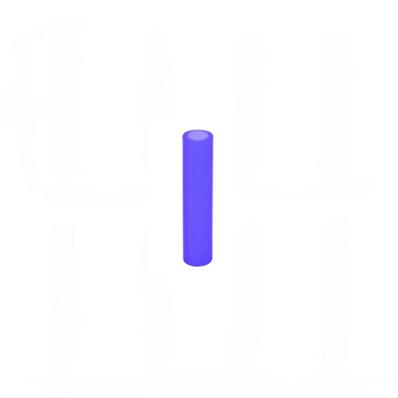 blue Красочная соломенная силиконовая Втулка с прозрачной щеткой, товары для питья, соломинка из нержавеющей стали, высокое качество - Цвет: blue