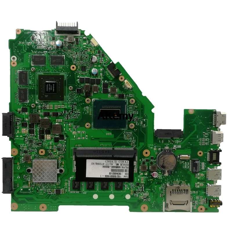 Новинка! Для For Asus X550JD X550JK X550JX X550JF FX50J ZX50J A550J материнская плата для ноутбука GTX850M 4