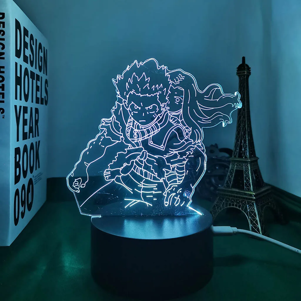 3d Lamp Anime My Hero Academia Izuku Midoriya Lamp Deku for Bedroom Decoration Birthday Gift Izuku Midoriya Led Night Light Eri home depot dinosaur light