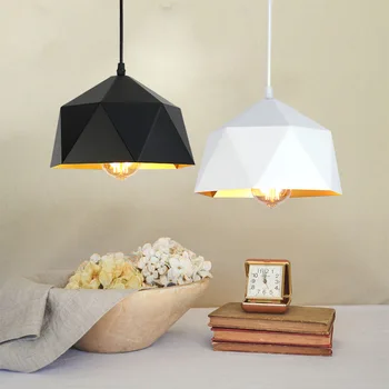 

Modern Metal Dome Retro Style Ceiling Chandeliers Light Shade Lampshades Shades Restaurant Lamps Dining Room Home Decor