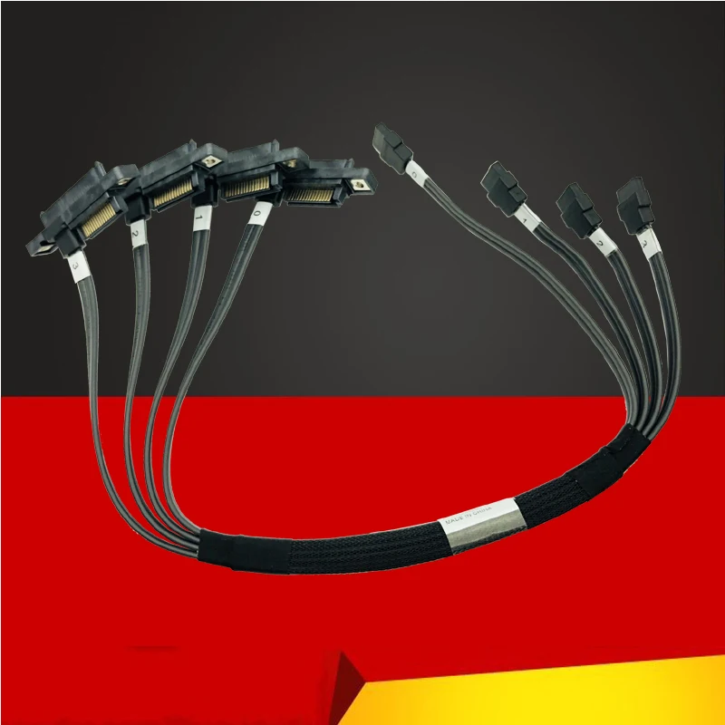 SATA кабель SATA3 HDD клетка 00y8278 для Lenovo X3100 M5 сервера 4x 7pin к + 15pin разъем подложка