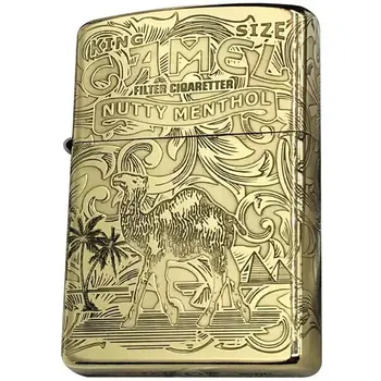 

Zorro camel and bear kerosene lighter hand carved personalized creative gifts