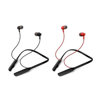 

X17 Metal in-ear hanging neck Earphone Sports Wireless Headphone Neckband Magnetic Headset Handfree Earbuds with Mic