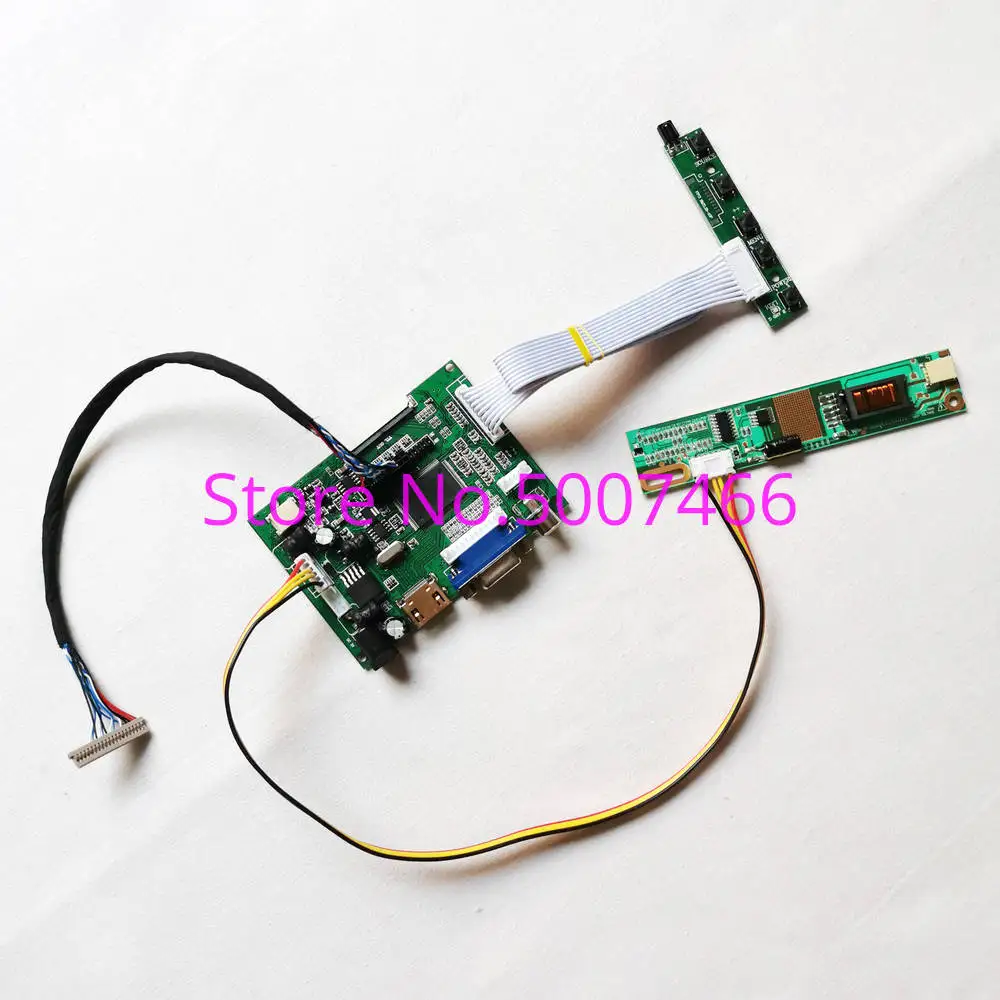 Fit Lp133X7-H2Cc/K2Qt/M2Xt/N2Ac/P2Ib/Q2Cc 20-Spille Lvds 2Av + Vga 13.3 "1Ccfl Inverter Inverter Del 1024*768 Scheda Di Controllo Del Display Kit Fai 