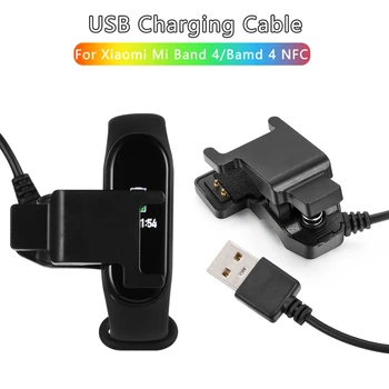 

New USB Charging Cable Free Disassembly Replacement Cables Smart Band Charger Adapter Clips For Xiaomi Mi Band 4 NFC Accessories