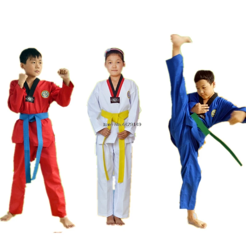 Одежда для взрослых детей тхэквондо Doboks Униформа профессиональная одежда костюм