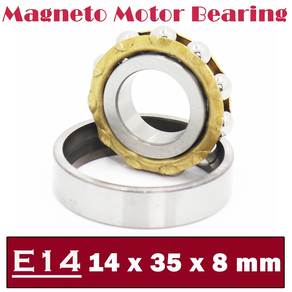 

E14 Magneto Bearing 14*35*8 mm ( 1 PC ) Angular Contact Separate Permanent Motor Ball Bearings EN14 FB14