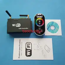 Wifi 300 lpd6803 ws2811 ws2801 5050 smd led strip rgb controlador de tela sensível ao toque remoto led wifi spi controlador android ios