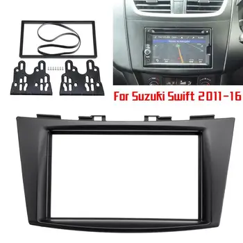 

1 set Car Dvd Audio Panel Modified Frame For Suzuki Swift Radio Stereo Surround Fascia Panel Plate For Suzuki Swift Refitting