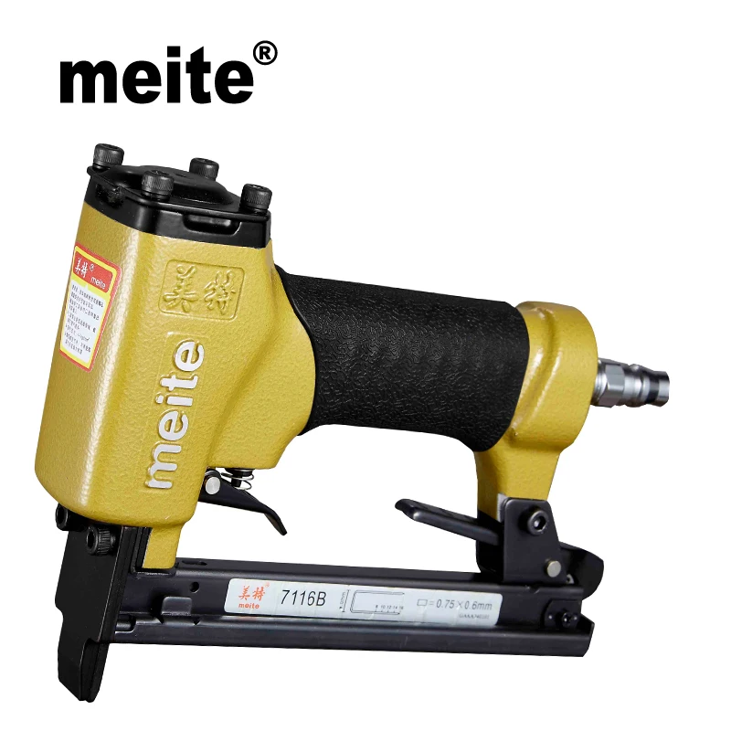MEITE 7116B 3/8 &quot(9 0 мм) Корона 22 GA пневматический степлер для шкафа воздуха мощный