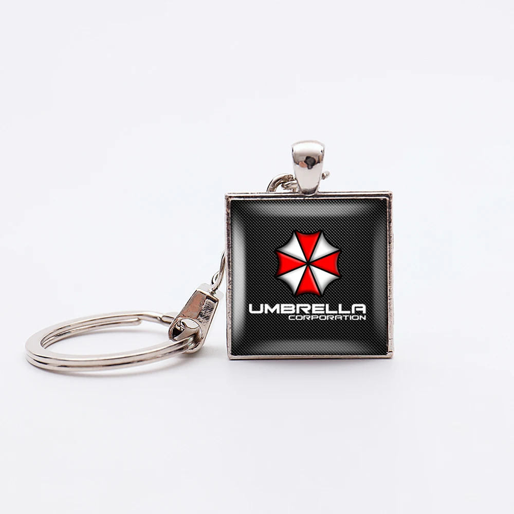 VideoGameResidentsEvilsPendantKeychainsllaveroProtectiveUmbrellaCorporationKeyHolder