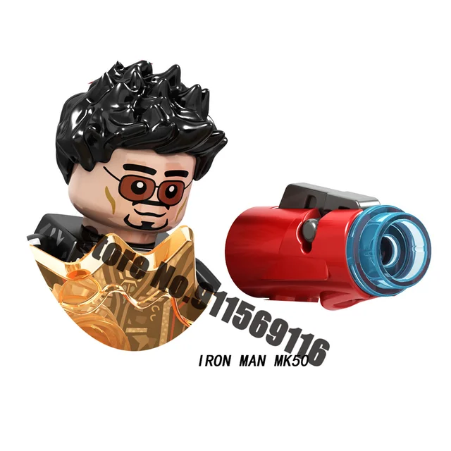 Superhero Iron Man Building Blocks Bricks Pepper Ultron Tony Stark Mark War Machine Action Figures Kids Toys Christmas Gifts H-GD233