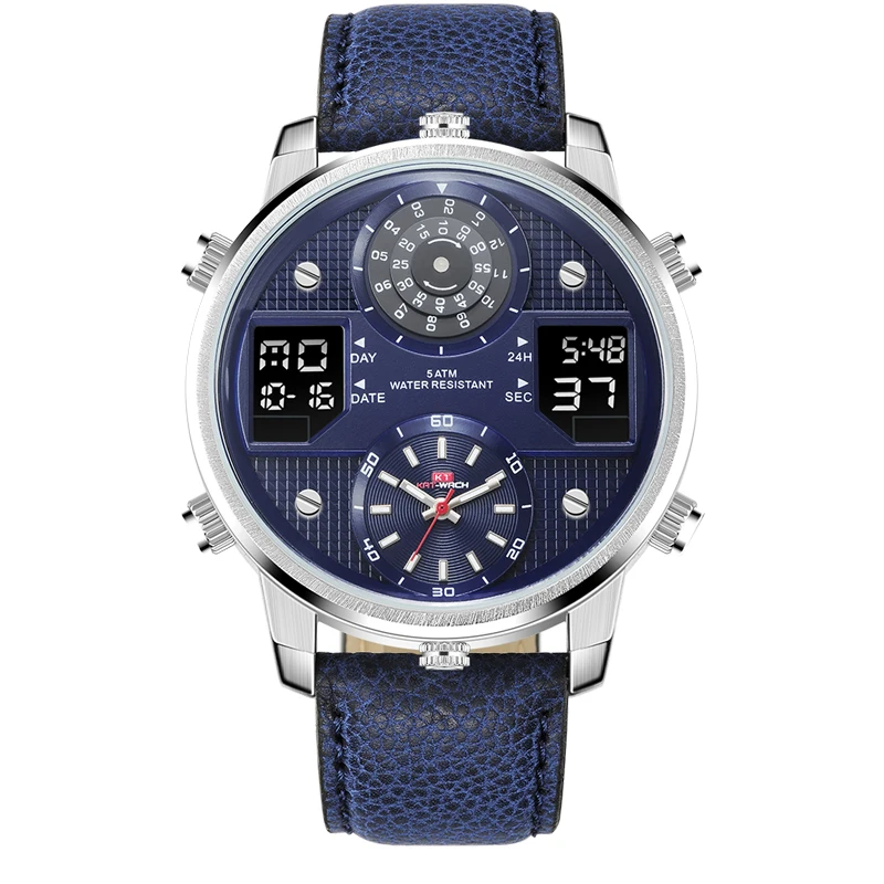 2021 New Fashion Brand Mens Watches Waterproof Sport Watch Men Electronic Timing Wrist Watches Clock Relogio Masculino 720 