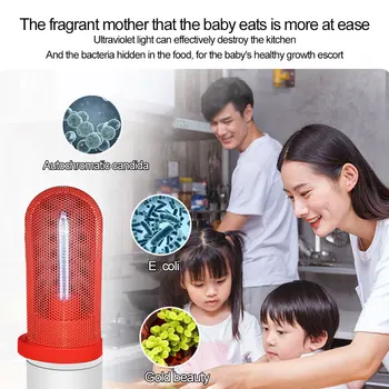 

Rechargeable Uv Sterilizer Light Home Ultraviolet Light Bulb UV Germicidal Lamp In Addition Mite Lights Ozone Sterilization Lamp