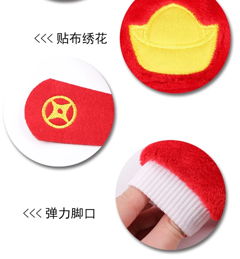 Новогодняя куртка для собак зимняя теплая одежда для собак и кошек плюшевый костюм для домашних животных Одежда для маленьких собак в китайском стиле
