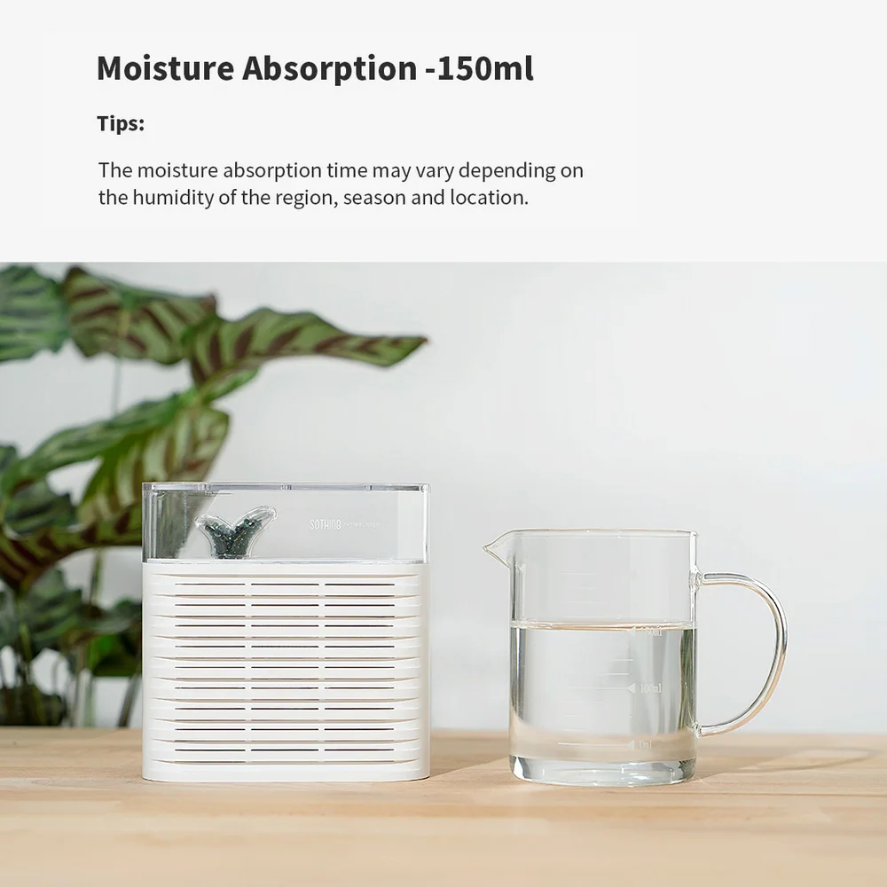 

Hot New 150ml Rechargeable Portable Plant Air Dehumidifier Reuse Air Dryer Moisture Absorber ABS Household Dehumidifier
