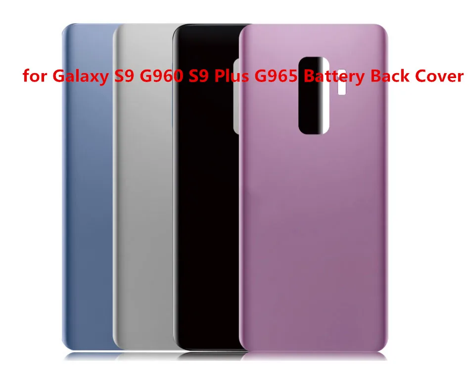

 Gift+ For Samsung Galaxy S9/ S9 Plus s9+ G965 SM-G965F G965FD S9 G960 SM-G960F G960FD Back Battery Cover Rear Glass Case