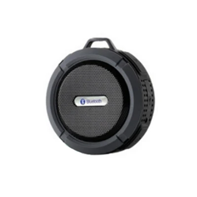black Мини портативный динамик открытый водонепроницаемый беспроводной Bluetooth динамик стерео телефон сабвуфер компьютер ПК Bluetooth звук - Цвет: black