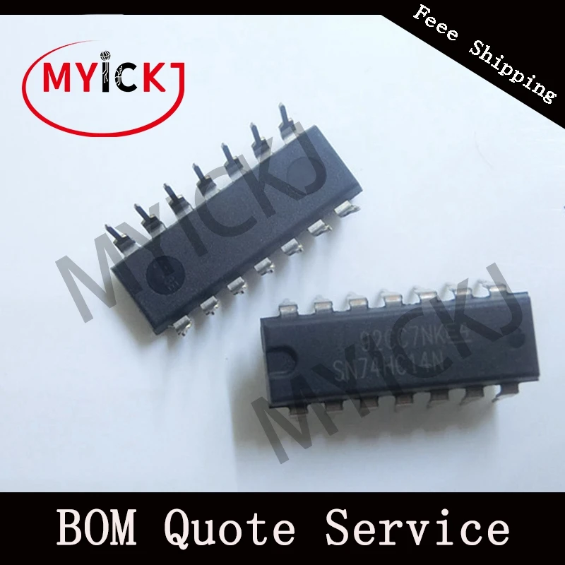10 шт. SN74HC14N шестигранные SCHMITT-TRIGGER инверторы IC чип DIP14