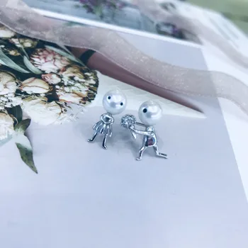 

FOR LOVE Pearl Earrings Mountings, Earrings Findings, Earrings Settings Jewelry Parts Fittings Stud Earrings Accessories